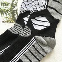 3 Pairs Unisex Thick Thermal Ski Socks, Breathable & Warm For Outdoor Sports Like Skiing, Ice Skating, Hiking In Winter - Multicolor - View 7