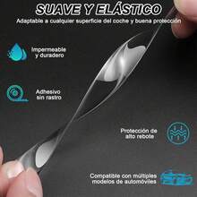 14 Protector de manijas para auto,Protectores de puertas para auto,Autoadhesivo Impermeable,Protectores para manija de puerta de coche de contra ara?azos transparente para todos los modelos de - albaricoque - Ver 5