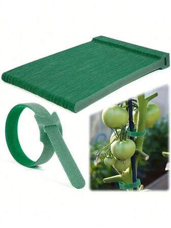 10-100 قطعة من أربطة النباتات غير الانزلاقية القابلة للتعديل، أربطة الكابلات، أربطة الخطاف والحلقة، أربطة إكليل العيد، أربطة الخطاف والحلقة، مناسبة لنباتات التسلق والدعم وتطبيقات البستنة، أدوات صيانة الحديقة