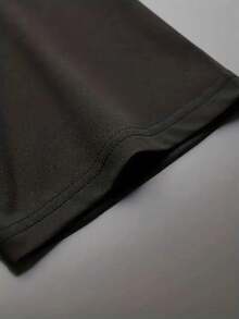 [Sporty T-Shirt]Men's STANCED T-Shirt - Moisture-Wicking Breathable Gym & Casual Shirt With Front/Back Print, Lightweight Round Neck Tee Suitable For All- Wear, Machine Washable Fitness & Travel ApparelRelaxed Plus Size T-Shirt - 黑色 - 查看 5