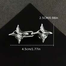 3/4 pares de clips de cinturón de mezclilla con forma de estrella, hebillas de mezclilla ajustables y reutilizables, estilo callejero dulce, lavables a mano, adecuadas para bodas, fiestas, playas, ocio y deportes, sin plumas, no textiles, decoración de rhinestone, hebilla de artefacto de cintura con forma de estrella de cuatro puntas, hebilla de artefacto de cintura de pantalones ajustable de grande a pequeño sin perforación