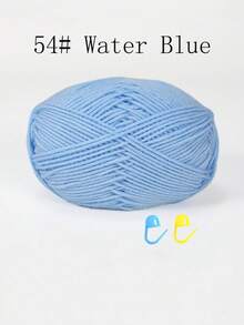 1/3包 50克 4股钩针线，带记号扣的钩针线，初学者钩针套装，多包装编织线，优质腈纶线，柔软钩针线，DIY工艺品，围巾（配饰颜色随机）