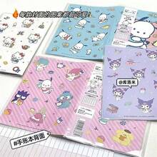 Sanrio 2025 New Cute Hello Kitty Cat Planner Notebook, A6 Portable Design, Suitable For Student Use