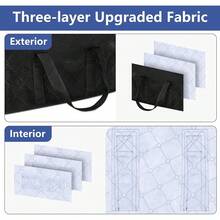 Hat Storage Dust Bag Baseball Hat Cap Organizer Clear Rack Zipper Cap Holder - Black - View 10