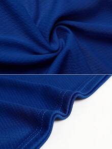 男士户外运动长袖T恤，适合春秋季节穿着，也适合返校、校园、日常通勤和休闲穿着，易于穿脱，适合健身、跑步、露营、徒步旅行和各种户外活动。 - 寶藍色 - 查看 4