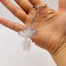 Multicolor Transparent Crystal Goldfish Keychain, Fashionable And Versatile Small Pendant - Multicolor - View 13