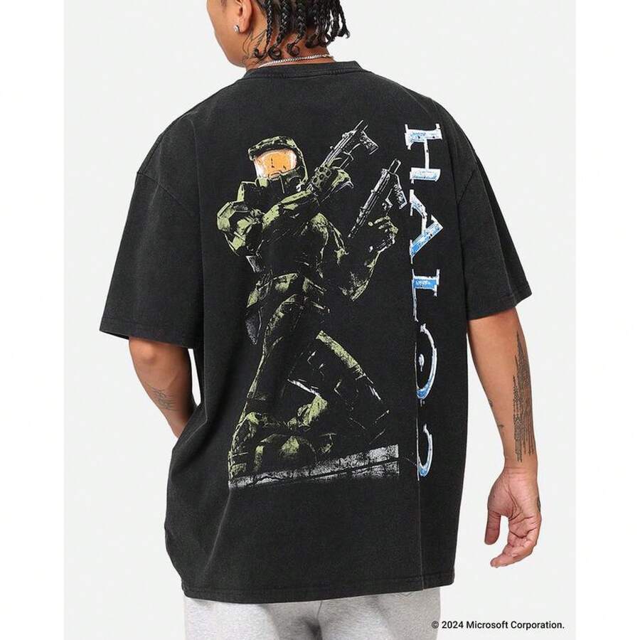 1pc 2026 Unisex Oversized Acid Wash T-Shirt Retro Abstract Graffiti Print Daily Wear Tropical Outfits Fathers Day Gift Summer Tops Mens Clothes Ropa De Hombre Graphic Tees - L - Xem 1