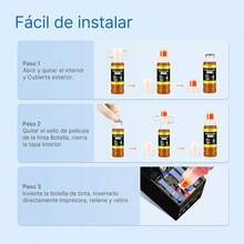 Cartucho de Tinta de Mayor Capacidad Compatible para HP 667 667 XL Compatible con HP DeskJet Ink Advantage 1275 2374 2375 2376 2775 DeskJet Plus 6475 6476 6075 (1 Negro 1 Color) - 53XL 52 amarillo, cyan, magenta, negro - Ver 9