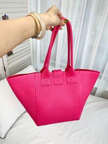 Tunpurle Damen Umhängetasche mit großer Kapazität, Pendler-Shopper, Damen Tragetasche in Teigtaschenform