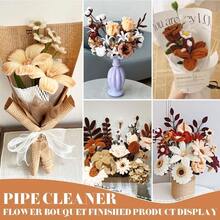 100/200/300 Pieces Light Coffee Pipe Cleaners, Thick Fluffy Chenille Stems, Pipe Cleaner Crafts For Arts & Crafts, Flowers, And Festive Decorations - Coffee Brown - View 5