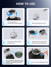 W&O Smart Car AromaRelax Projection Red- Light Suitable For Parties, Cars, Families, E-Sports,Nightlight Feature, Perfect Car Gift,Modern Vehicle Scent Enhancer,Three-In-One Multifunctional Car Charger - Perfume Machine, Purple Starry Sky Ceiling Light, Dual 80cm/32inch Retractable Cable, Durable , Air Freshener Car Perfume Auto Fragrance - Great Atmosphere - Perfect Christmas Birthday Gift - 紅燈 - 查看 8