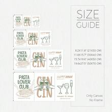 3 件 Cin Cin Cheers 印刷品、极简主义厨房墙面艺术、鼠尾草绿和米色酒吧推车艺术、Cheers 复古海报、意大利面之夜印刷品、鸡尾酒爱好者礼物、客厅、卧室、厨房、餐厅、咖啡厅、酒吧、家居和房间装饰的帆布艺术 - 米色 - 查看 13