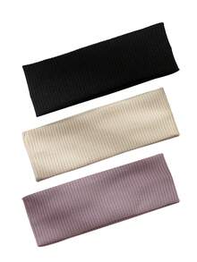 4 chiếc băng đô chắc chắn cho ngày thường khi trở lại trường, băng đô tập thể dục, băng đô turban, băng đô thấm mồ hôi, phụ kiện tóc mùa thu đông cho phụ nữ khi đi nghỉ, khăn quàng cổ thanh lịch cho phụ nữ, khăn bandana mềm mại, khăn trùm đầu - Nhiều màu - Xem 6