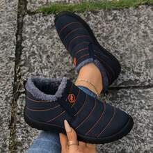 2025 Nuevas Botas de Algodón de Gran Tamaño con Forro de Felpa y Botas de Nieve de Beijing Antiguas Engrosadas Zapatos Casuales Cálidos - ST888-Rojo - Ver 9