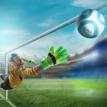 Soccer Goalie Goalkeeper Gloves – Pro-Level Super Superior Grip, Enhanced Finger Protection, Breathable & Durable Comfort For Training, Matches – Adult Sizes 6-10 - 綠色 - 查看 10