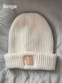 1pc Women's Chunky Knitted Hat - Hand Washable, Lightweight, Double Closable, Tassel Hat For New Year Occasions, Fashionable Winter Warm Earmuffs - Multicolor - View 8