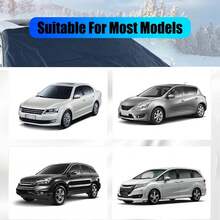 Car Accessories Interior Windshield Sun Shade Waterproof 600D Oxford Material Car Snow Cover Eliminates Morning Ice Scraping And Frost Build Up Winter Car Snow Accessories With Secure Fit Car Sun Shade Specifically Designed For Cars SUVs And Trucks - Tấm phủ tuyết kính chắn gió - Xem 7