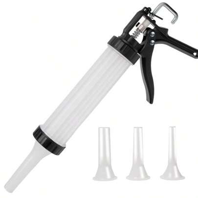 Manufatto per salsicce fatto in casa, ripieno di carne per salsicce, macchina per il ripieno manuale di salsicce con ugello di riempimento, tubo a imbuto per cucina domestica, strumento per il ripieno di salame con tritacarne