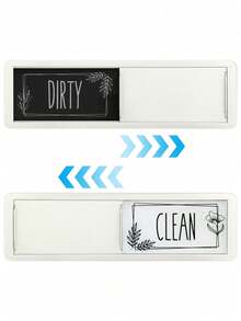 1pc Fashionable Dishwasher Magnetic Sticker, Clean/Dirty Indicator Sign, Ideal For Dishwasher And Kitchen Storage, Also Beautiful Office Or Home Decor, Strong Adhesion - New Models In Multiple Colors - View 2