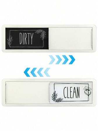 1pc Stylish Dishwasher Magnet Clean Dirty Sign, Ideal Clean Dirty Magnet For Dishwasher And Kitchen Organization Nice Office Or Home Decor, Dirty Clean Dishwasher Magnet With Strong Hold