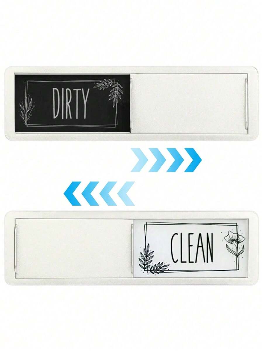 1pc Fashionable Dishwasher Magnetic Sticker, Clean/Dirty Indicator Sign, Ideal For Dishwasher And Kitchen Storage, Also Beautiful Office Or Home Decor, Strong Adhesion