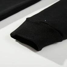 Scream Series Themed Hoodie (Ghostface + Character Print Design - 黑色 - 查看 4