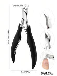 7pcs Thick Toenail Clipper Set - Wide Jaw Large Toenail Cutter, Suitable For Thick Ingrown Nails And Pedicure, Professional Sharp Heavy Duty Nail Clippers, Professional Manicure Care Kit, Unisex Travel Case, Great Gift For Friends, Boyfriends And Parents, Ideal For Halloween, Christmas