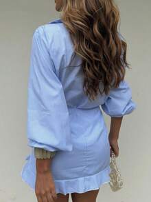 Bay Set, That Versatile Striped Look That Goes From The Beach To The Promenade With A Lot Of Style - Blue - View 3