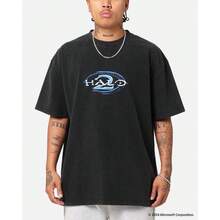 1pc 2026 Unisex Oversized Acid Wash T-Shirt Retro Abstract Graffiti Print Daily Wear Tropical Outfits Fathers Day Gift Summer Tops Mens Clothes Ropa De Hombre Graphic Tees - L - Xem 2