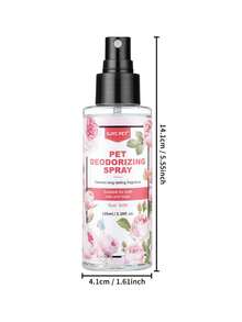 GJYC PET Pet Odor Neutralizing Spray, 3.38 Fl Oz - Long-Lasting Rose Fragrance, Eliminates Odors On Dogs, Cats, And Pet Bedding, Gentle & Pet-Friendly Formula - Multicolor - View 8