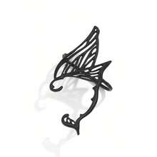 2pcs Butterfly Elf Fairy Ear Hanger, Holiday Costume Role-Playing Ear Decoration, Halloween Cosplay, Ear Studs That Can Be Worn Without Ear Holes,.