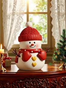 1 Stück Neue Weihnachtsserie Silikon Schneemann Kerzengießform, 3D schmelzender Schneemann Form zum Kerzengießen, Weihnachtsdekoration Basteln, Seife, Epoxidharz, DIY Basteln