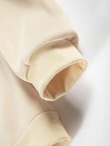 Men's Paris Print Hoodie And Sweatpants Set - Autumn And Winter Multi Color Casual Sportswear - Màu Khaki - Xem 5