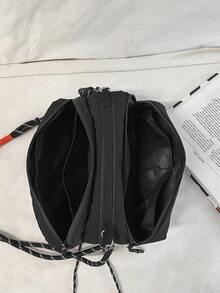 轻巧便携的身体化妆包，适合通勤、徒步旅行等各种场合，网状水壶袋，可收纳手机、小型身体化妆品及其他男女通用物品。 - 彩色 - 查看 7