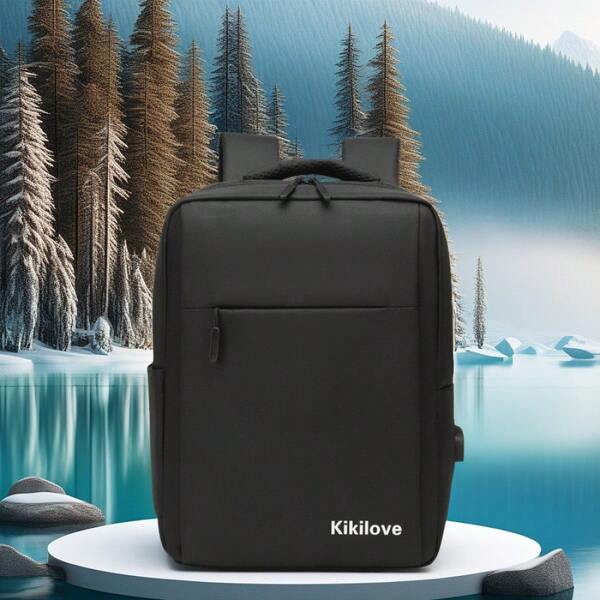 kikilove Mochila masculina de alta qualidade com grande capacidade, ideal para laptops, itens essenciais de viagem e deslocamento diário. Projetada para viagens de negócios, deslocamentos para o escritório, viagens e estudos. Perfeita para homens que buscam uma bolsa estilosa e funcional para o trabalho, viagens ou uso diário.