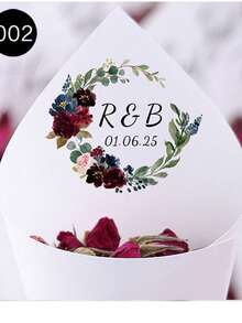 30Pcs Of Set DIY Wedding Cone For Petal Toss, Personalized Confetti Cones, Custom 17 Styles White Paper Cone For Bridal Shower Party Decoration, Multi-Functional, Anti-Mold, Ornamental, Reusable, Exquisite, Stylish, High-Quality, Adorable, Modern, Custom, Unique, Personalized, Son, Daughter, Kids, Kitchen, Dining Room, Bedroom, Office, Living Room, Home, Garden, Tea Room, For Anniversaries, For Birthdays, For Housewarming, For Graduation, Gala Night, Customized Gift Wrap Boxes, Chic Autumn