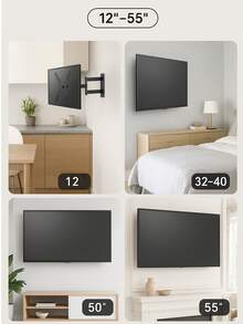 Soporte TV: Tu compañero de películas en familia | Resiste 22kg, 32-55 pulgadas - Multicolor - Ver 8