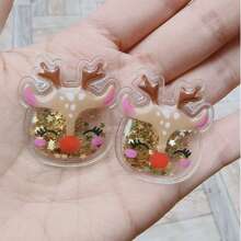 2pcs Christmas Trap Charm Refrigerator Magnets - With Santa Claus, Tree, Deer, Snowman Designs, Fun And Decorative Kitchen And Office Magnets Suitable For Whiteboards And Refrigerators, Ideal Gifts For Thanksgiving, Christmas