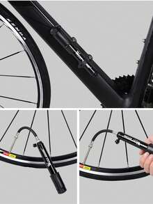 WEST BIKING 100PSI High-Pressure Mini Pump - Portable Bicycle And Basketball Air Pump With Flexible Hose | Emergency Pump