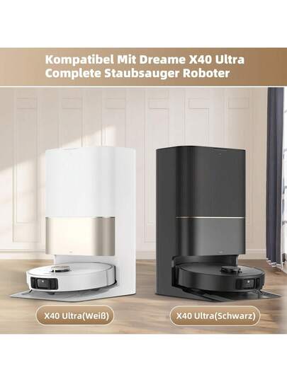 20 Piece Accessory Set Dreame X40 Ultra Complete Stofzuiger Cleaner Robot Replacement Parts Accessories Main Brush Dust Bags Mop Pads Activated Carbon Filters Side Cleaning view 2