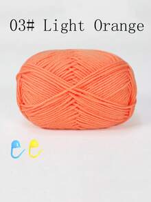 1/3包 50克 4股钩针线，带记号扣的钩针线，初学者钩针套装，多包装编织线，优质腈纶线，柔软钩针线，DIY工艺品，围巾（配饰颜色随机）