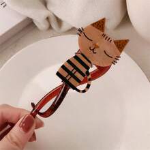 1 kẹp tóc bằng nhựa họa tiết mèo dễ thương, phụ kiện tóc hàng ngày, lựa chọn quà tặng lý tưởng, tạo kiểu tóc, đồ dùng cho tóc, phụ kiện tóc, bộ tạo kiểu tóc, bộ dụng cụ làm tóc, bộ tạo kiểu tóc, dụng cụ tạo kiểu tóc - Nhiều màu - Xem 8