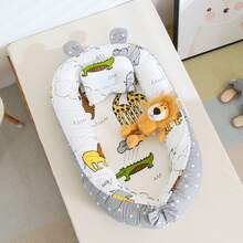 New Design Portable Infant Bed Crib, Foldable Baby Nest Bassinet, Removable & Washable Baby Recliner