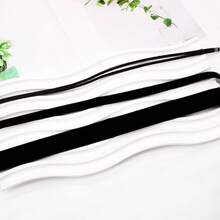 Ronglry 3pcs Black Choker Necklace For Women Black Velvet Choker Set Layered Black Choker Necklaces Classic Chokers For Women Adjustable Gothic Lace Black Collar Necklace For Party Cosplay Christmas Birthday Jewelry Gifts - 3 CÁI màu đen - Xem 5
