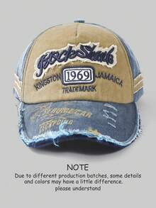 1 件字母标语刺绣印花防紫外线运动棒球帽，休闲情侣帽，时尚适合日常通勤，四季皆宜 - 彎帽 - 查看 14