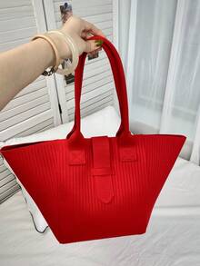 Tunpurle Damen Umhängetasche mit großer Kapazität, Pendler-Handtasche, Damentasche in Taschenform