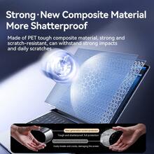 Llano Screen Protector Compatible With MacBook Pro M4 2023 Air 15 M3 A2941 13.6 M2 A2681 Pro 14 16 M3 Pro 2023 A2442 A2338 M1 A2337 Clear Film - Clear - View 7