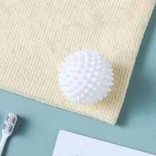 6个可重复使用的洗衣球，神奇防缠绕绒毛收集器，毛发去除器，洗衣机和烘干机清洁球，非电动软洗工具，用于去除猫狗毛发、绒毛和绒毛的洗衣球，洗衣机洗涤剂烘干球，宠物毛发去除器，洗衣机配件 - 彩色 - 查看 7