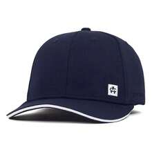 Anth Co Curved Brim Cap Original Closed Back Border Flex Pro - 藍色 - 查看 5