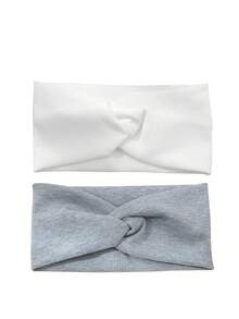 3pcs Women Solid Twist Detail Casual Hair Band For Daily Life,Gym Headband Turban Headband Sweatband, Hairband Fall Winter Hair Accessories For Women For Vacation Outfits Woman Elegant Scarf Women Bandanas Soft Headwrap - Multicolor - View 8